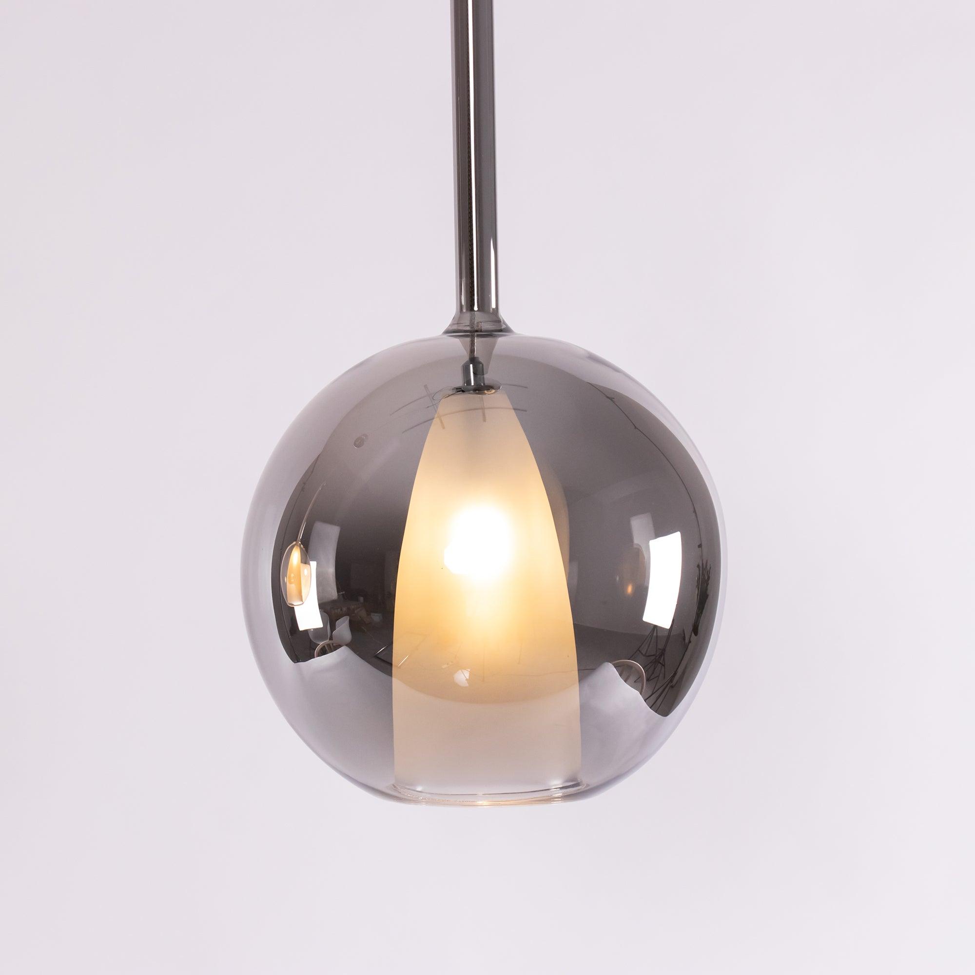 Lioranira Pendant Lamp Smoked Glass Round