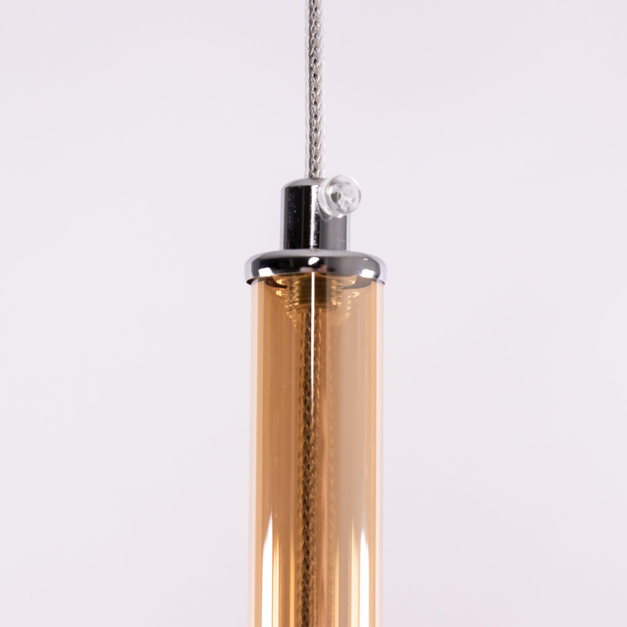 Lioranira Pendant Lamp Smoked Glass Round