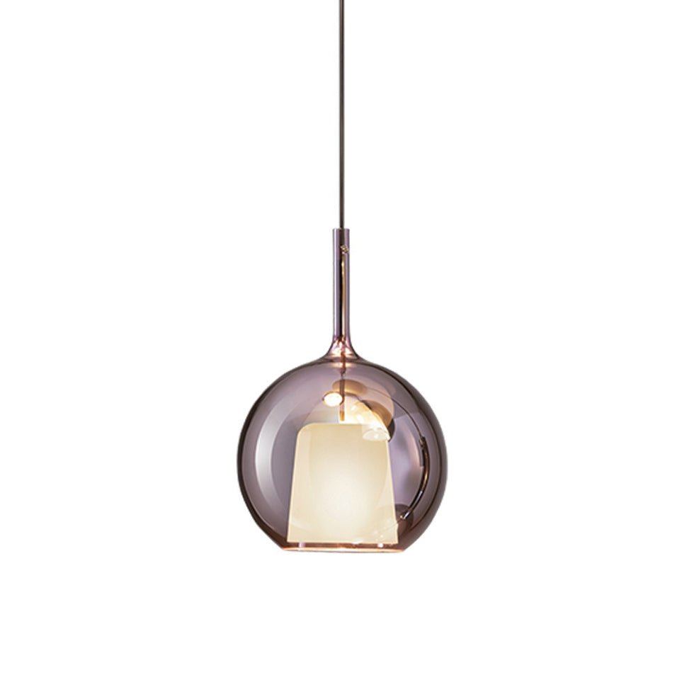 Lioranira Pendant Lamp Smoked Glass Round