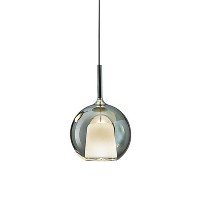 Lioranira Pendant Lamp Smoked Glass Round