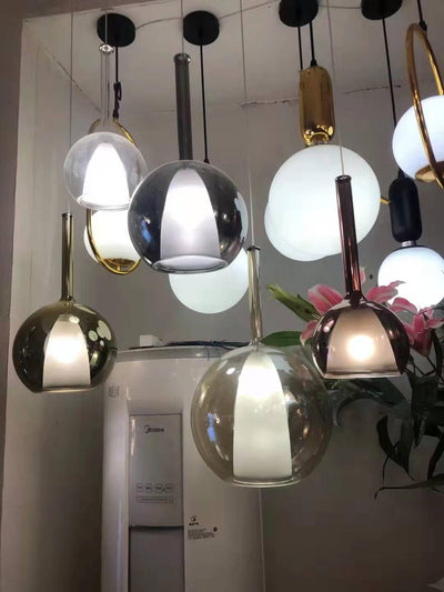 Lioranira Pendant Lamp Smoked Glass Round