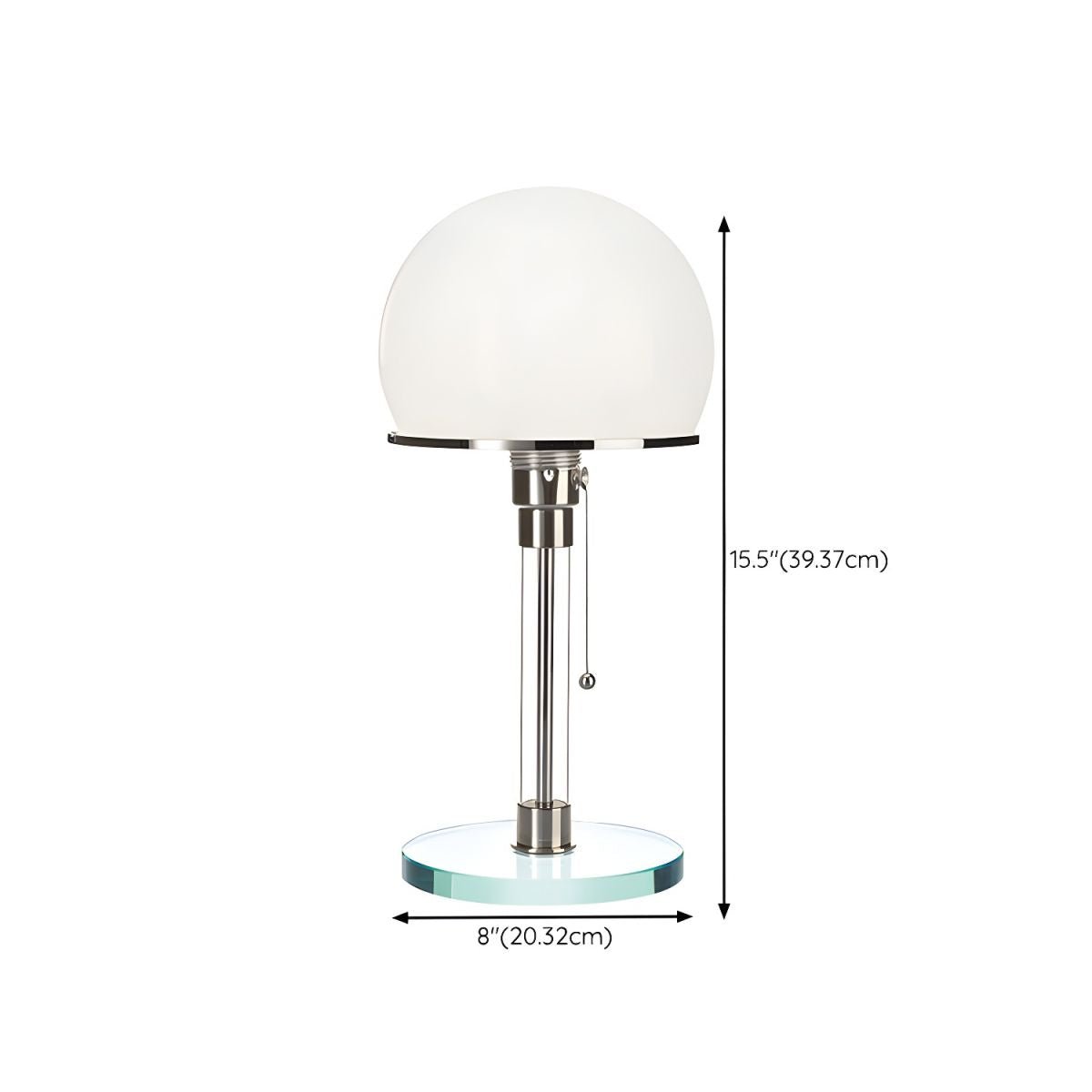 Fane Glass Artistic Table Lamp