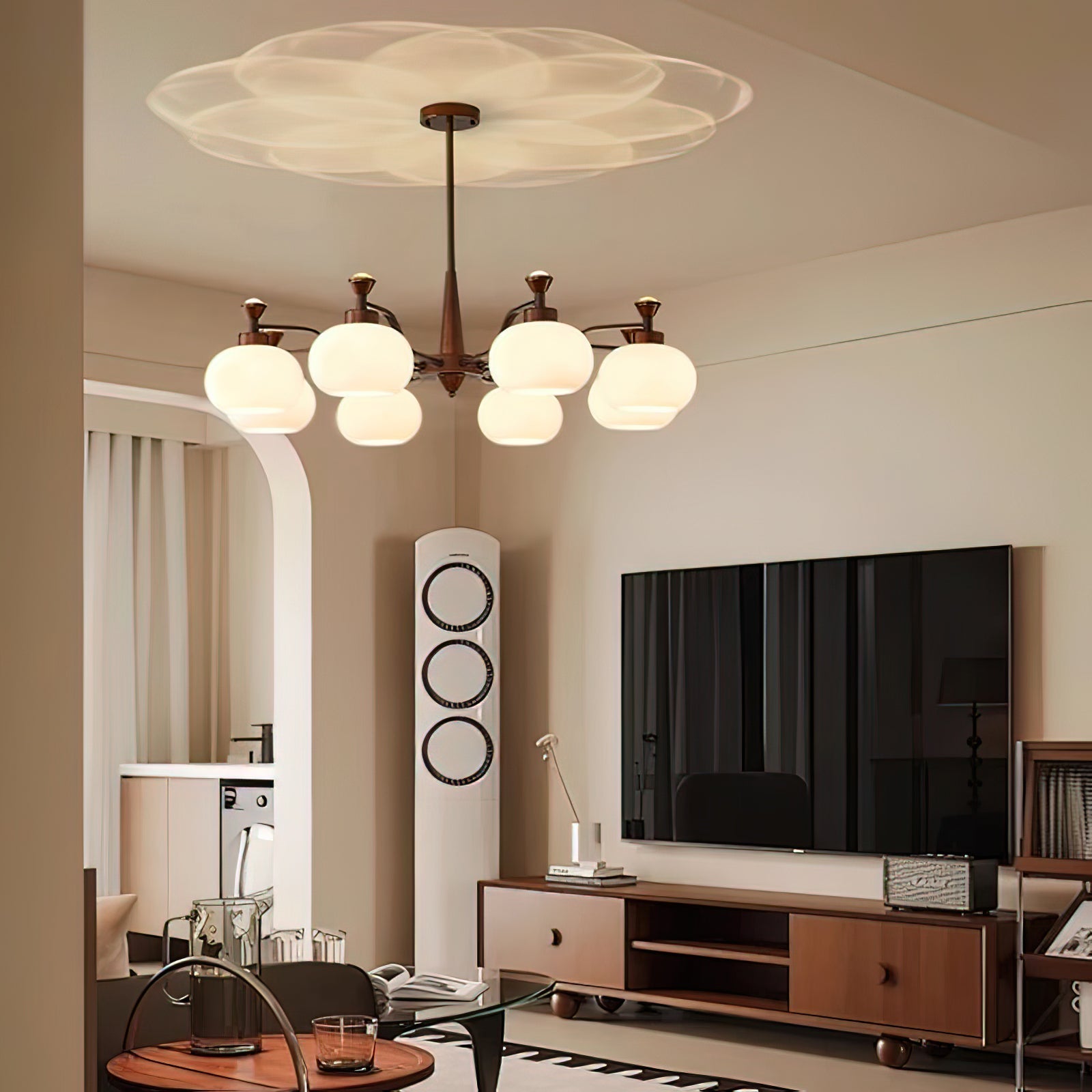 Rivaliel Chandelier Globe Spotlight