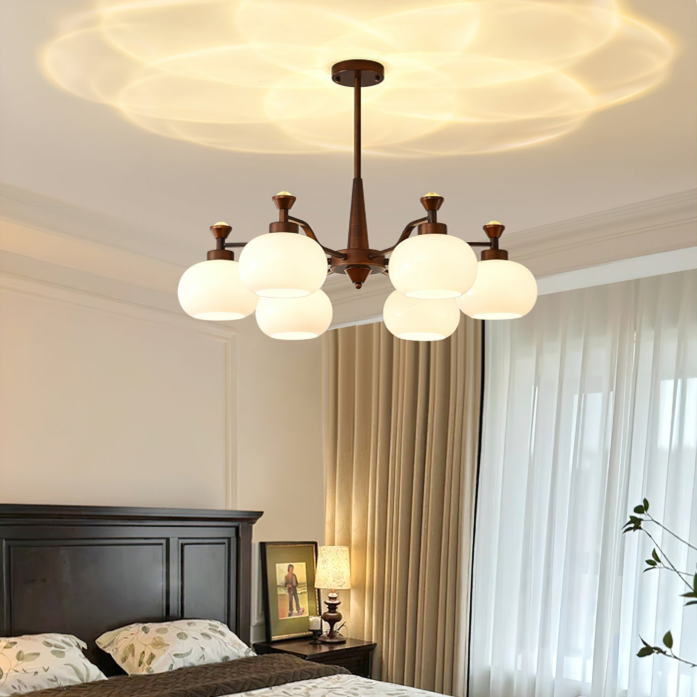 Rivaliel Chandelier Globe Spotlight