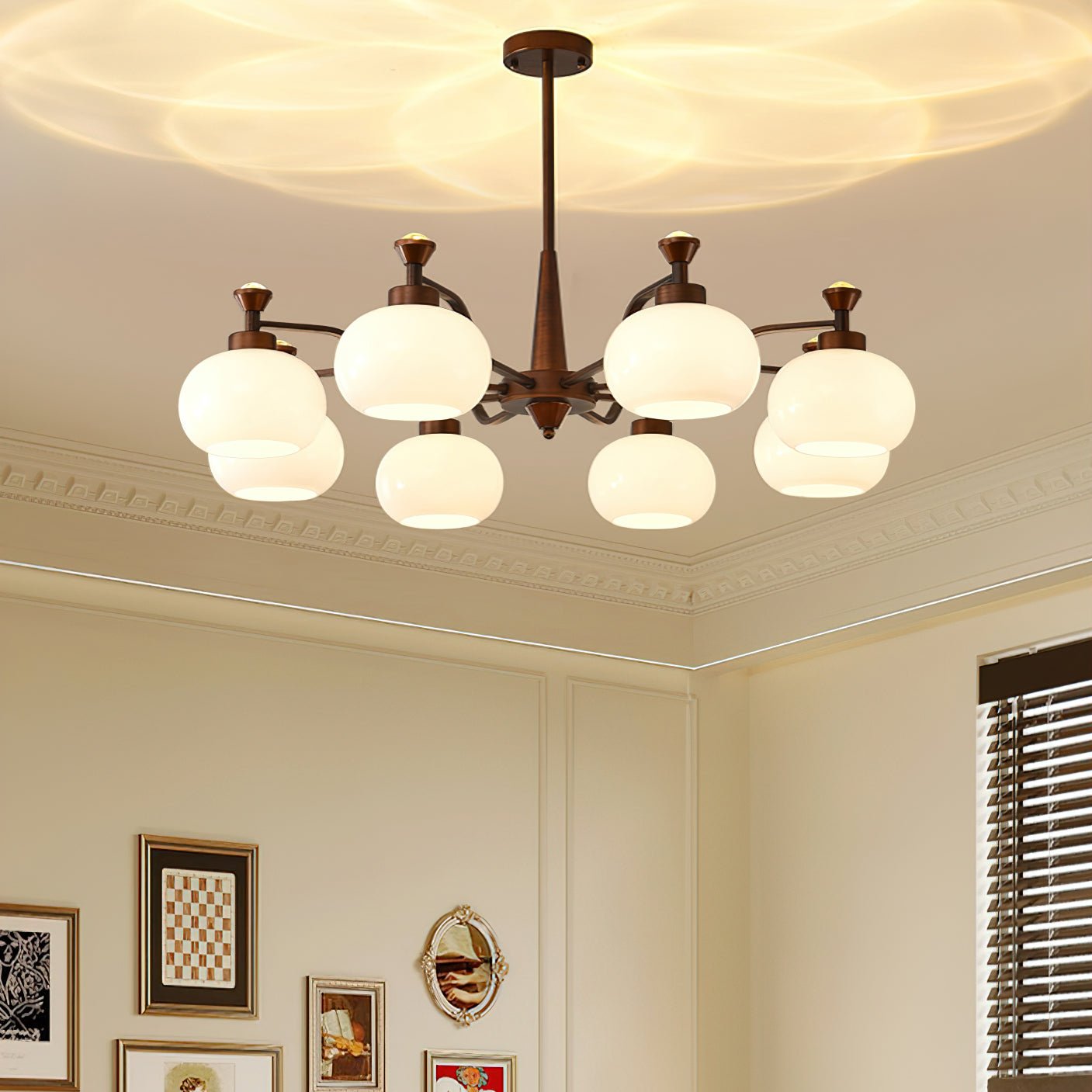 Rivaliel Chandelier Globe Spotlight