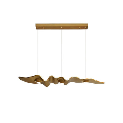 Raelis Gold Ribbon Chandelier
