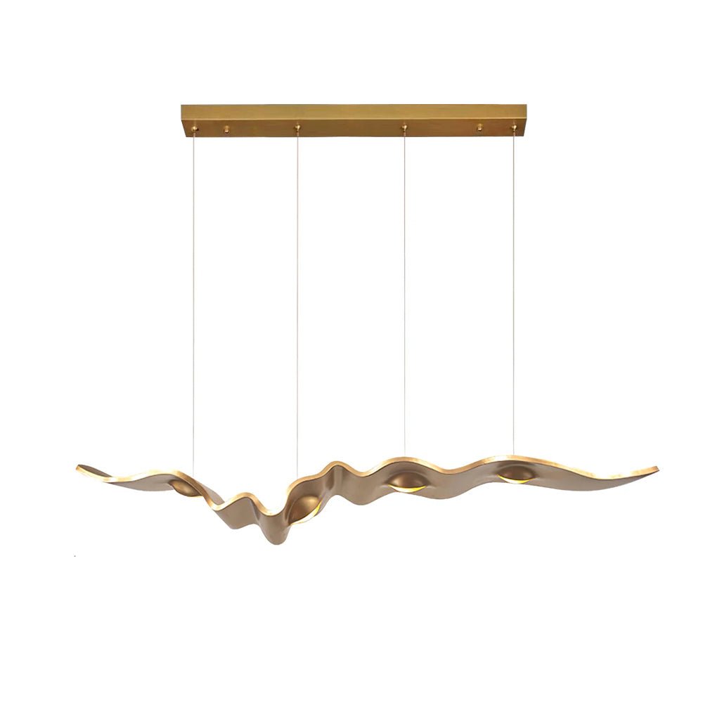 Raelis Gold Ribbon Chandelier
