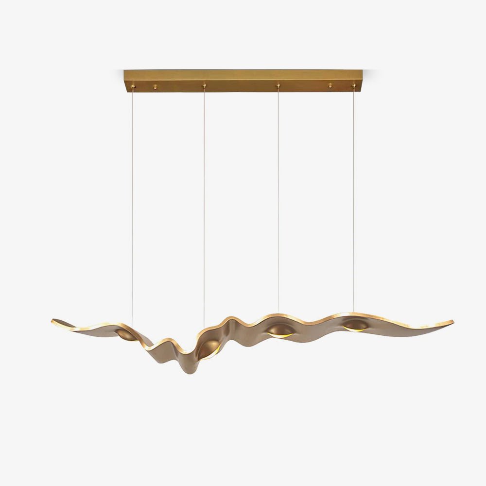 Raelis Gold Ribbon Chandelier