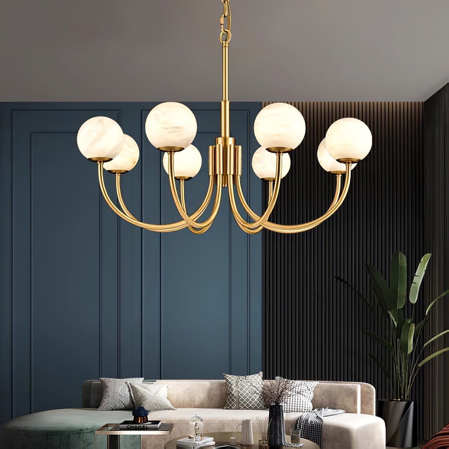 Chandelier  Alabaster Luxury