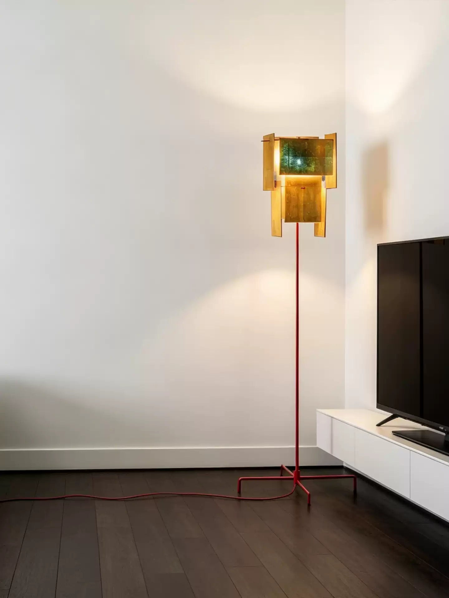 Marcelline Gold Gallery Floor Lamp