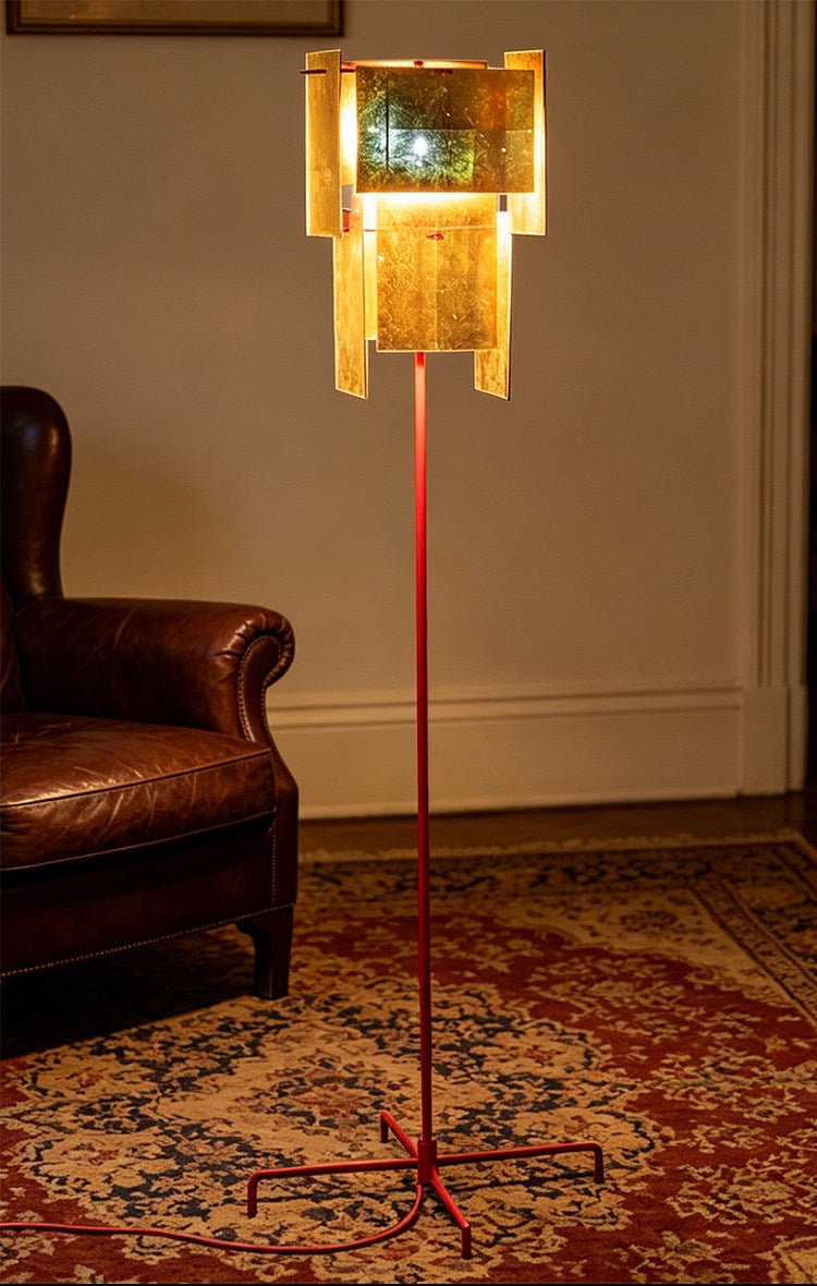 Marcelline Gold Gallery Floor Lamp