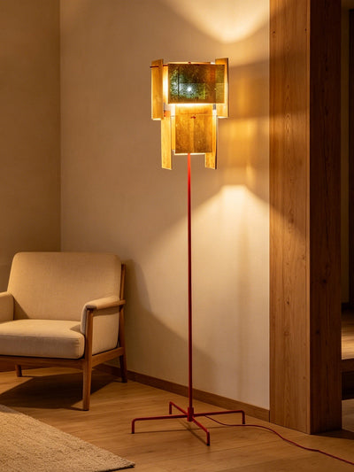 Marcelline Gold Gallery Floor Lamp