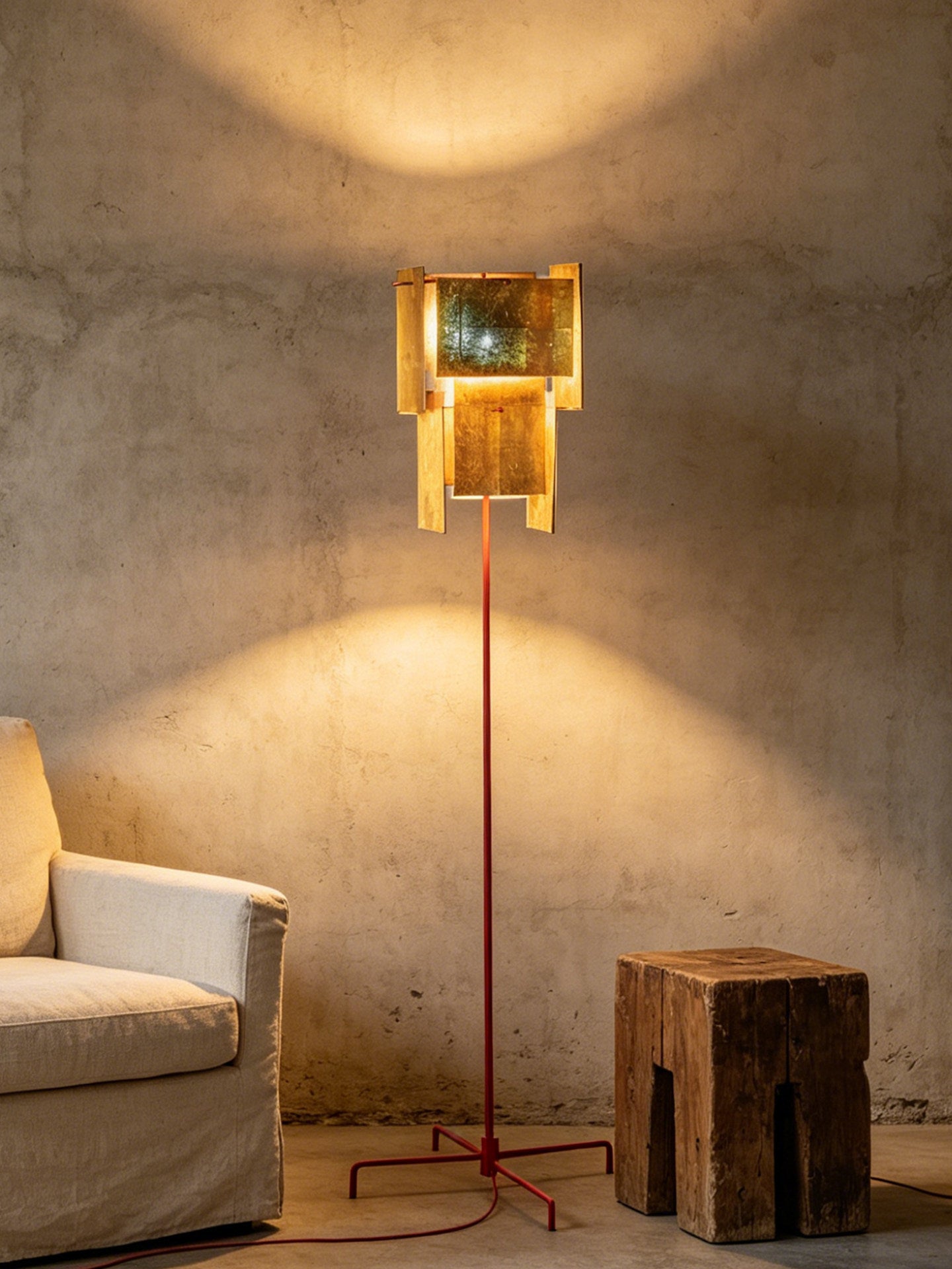 Marcelline Gold Gallery Floor Lamp