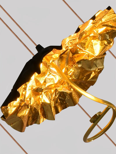 Aureate Cloud Brass Cluster Chandelier