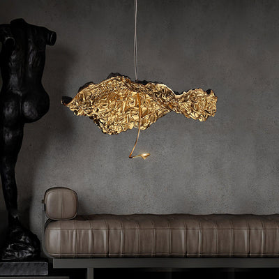 Aureate Cloud Brass Cluster Chandelier