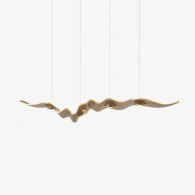 Raelis Gold Ribbon Chandelier