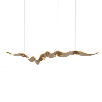 Raelis Gold Ribbon Chandelier