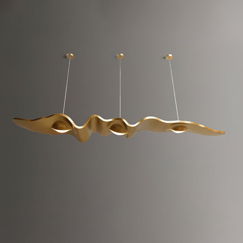 Raelis Gold Ribbon Chandelier