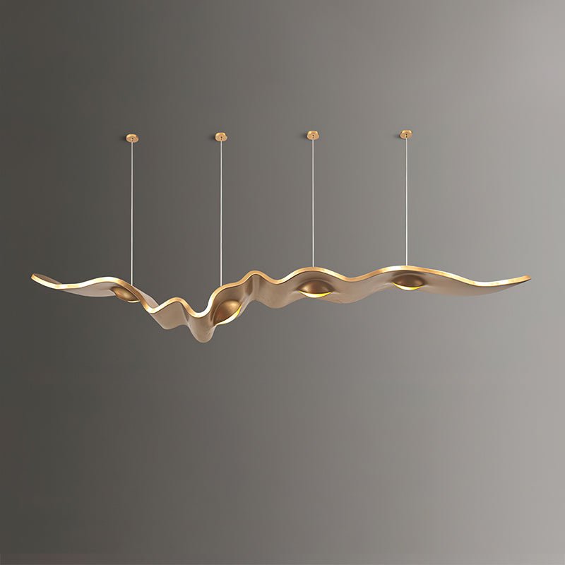 Raelis Gold Ribbon Chandelier