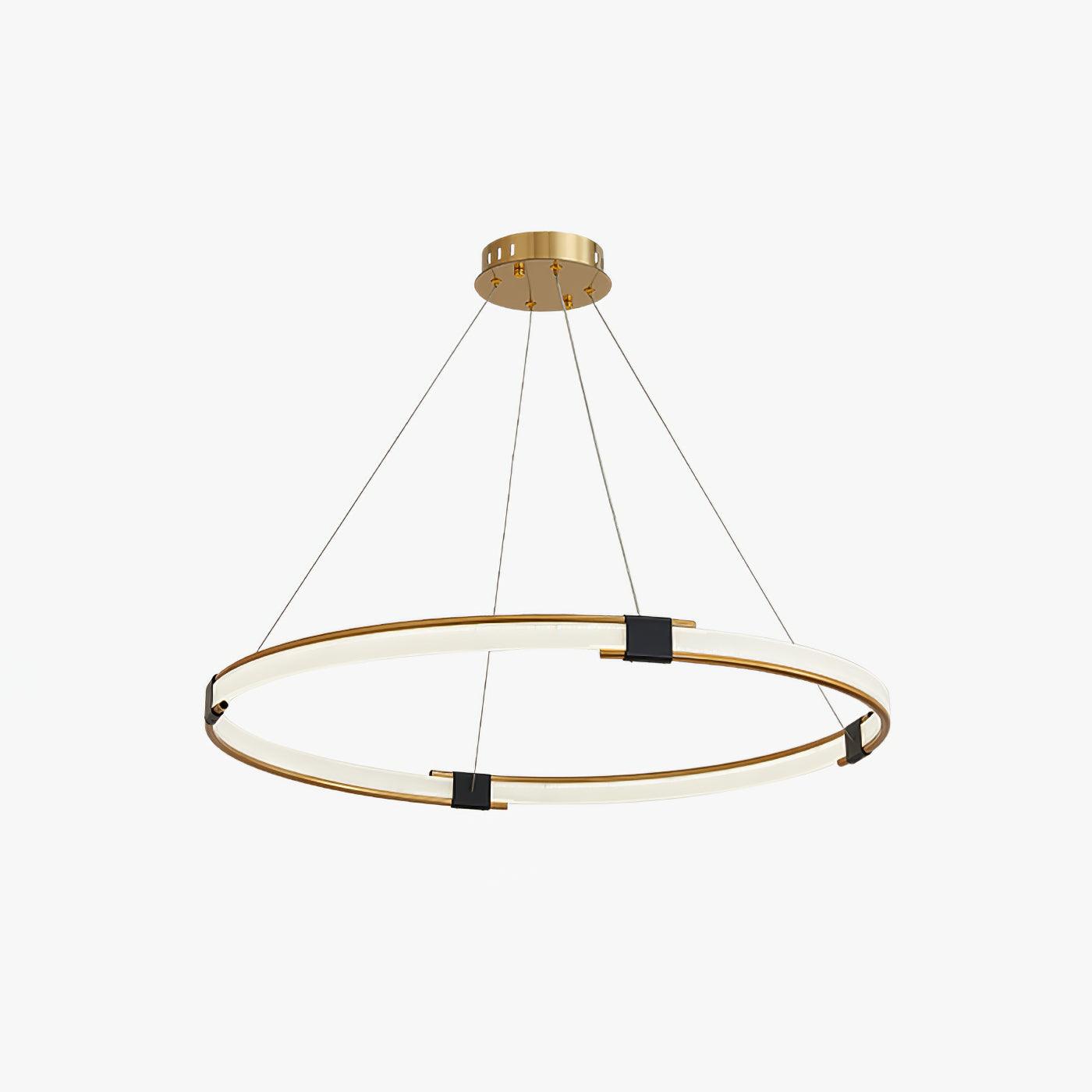 Lavi Chandelier Gold Ring LED Halo Modern