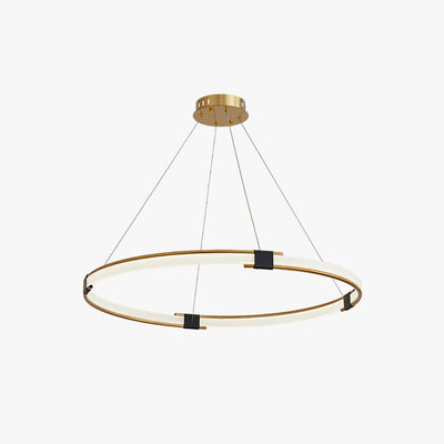 Lavi Chandelier Gold Ring LED Halo Modern
