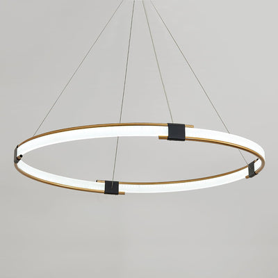 Lavi Chandelier Gold Ring LED Halo Modern