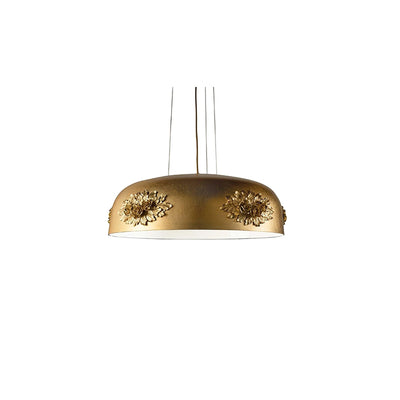 Zesolila Traditional Art Gold Pendant Light
