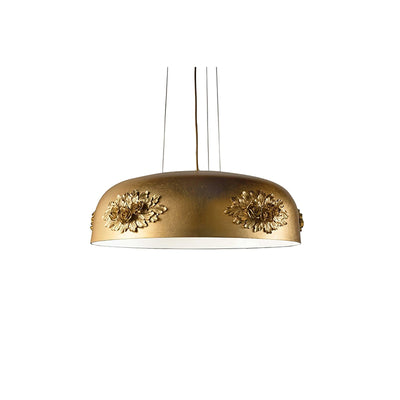 Zesolila Traditional Art Gold Pendant Light