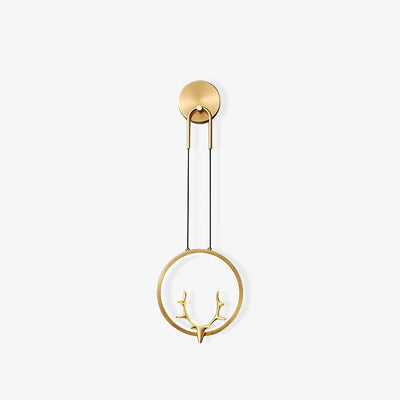 Kirixy Brass Whimsical Wall Lamp
