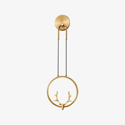 Kirixy Brass Whimsical Wall Lamp
