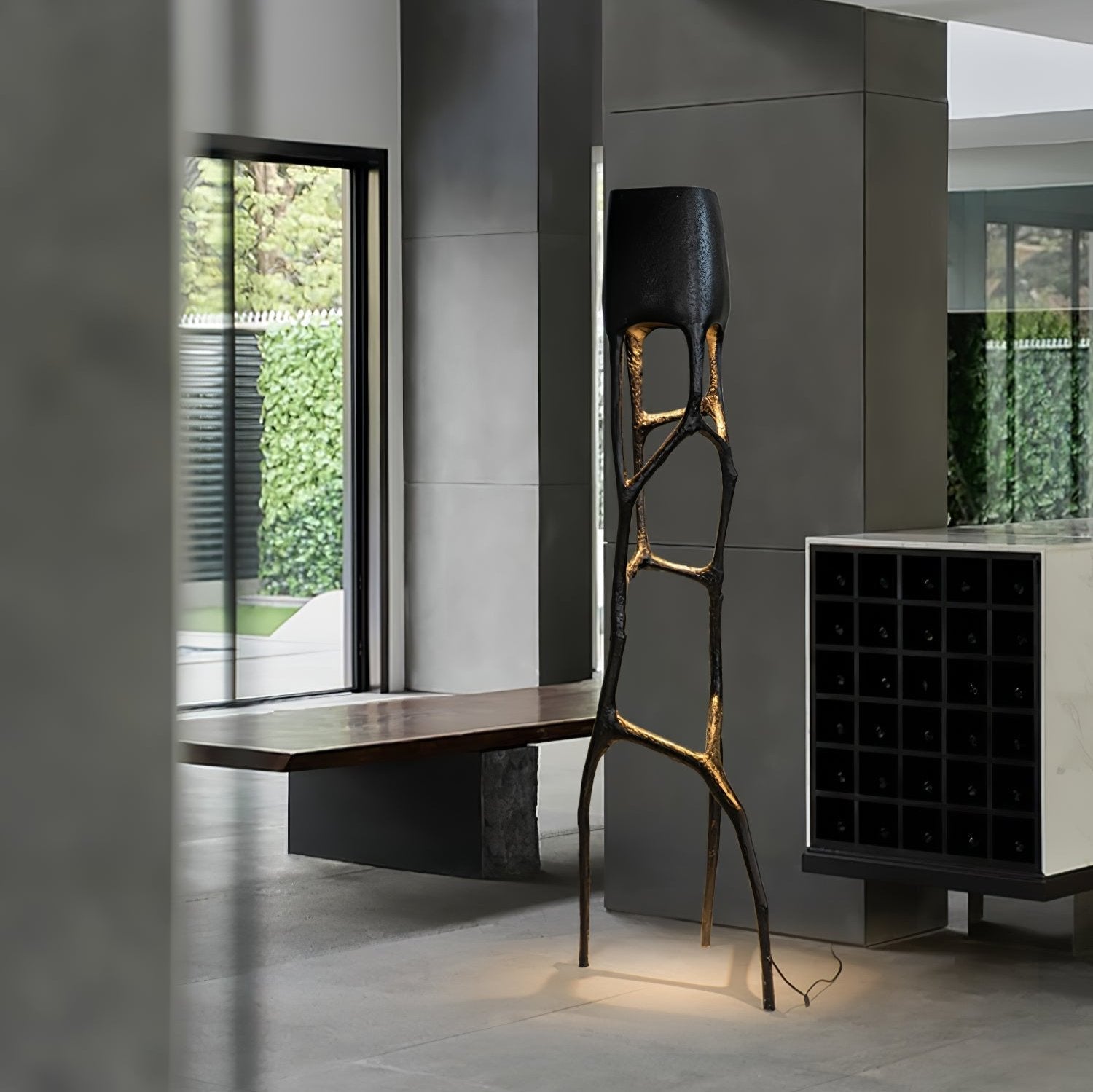 Caelith Gothic Sculpture Floor Lamp