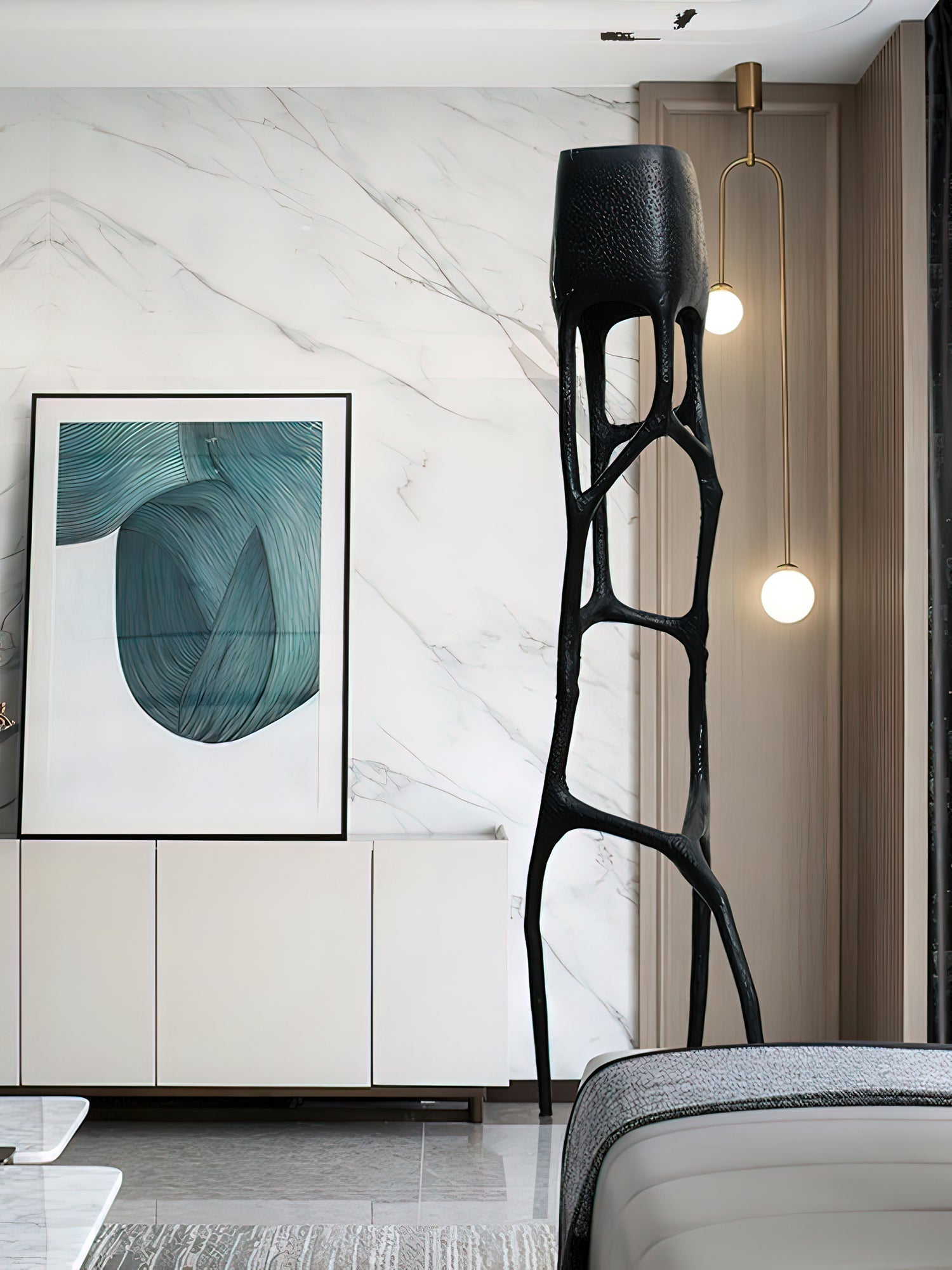 Caelith Gothic Sculpture Floor Lamp
