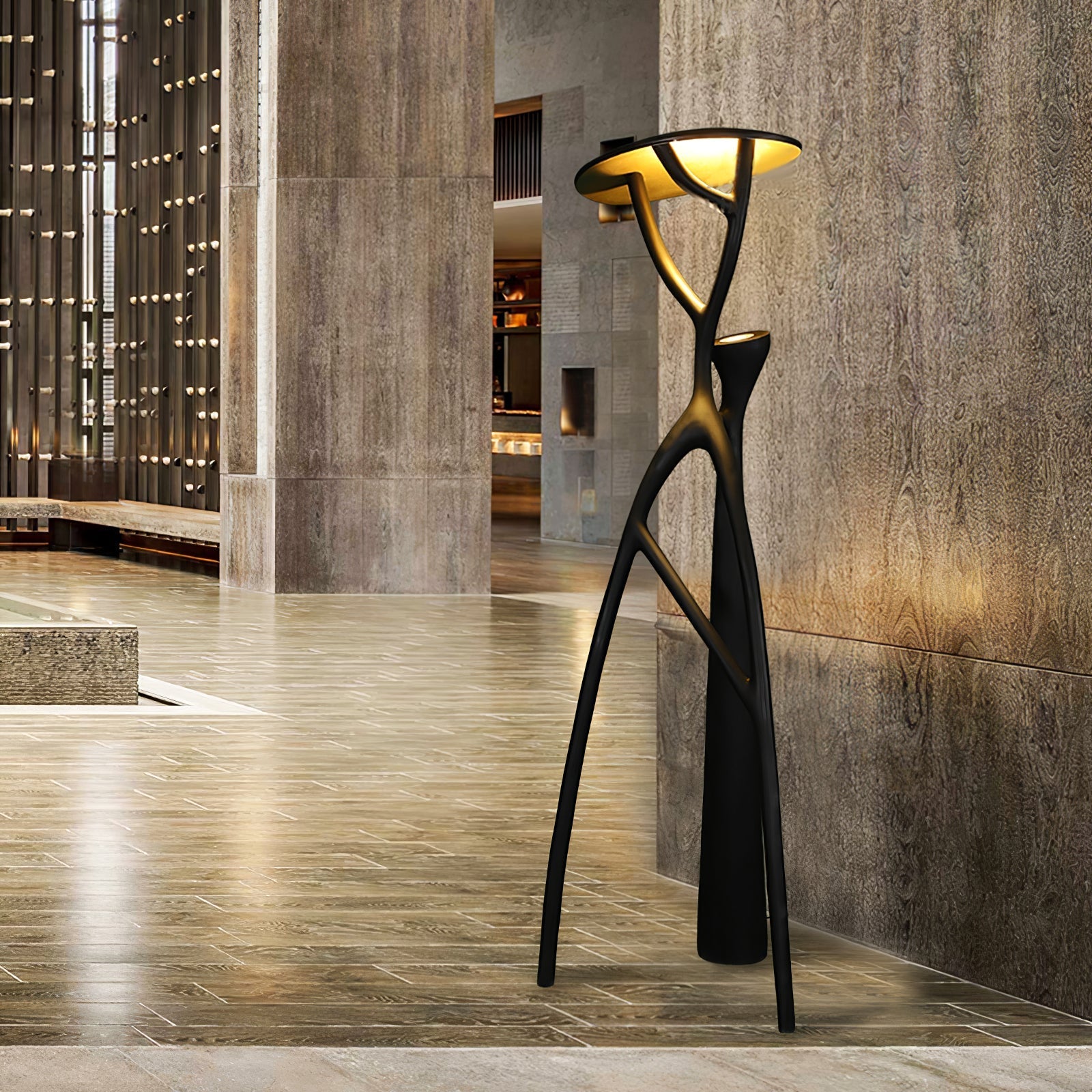 Seluia Gothic Tree Sculpture Floor Lamp