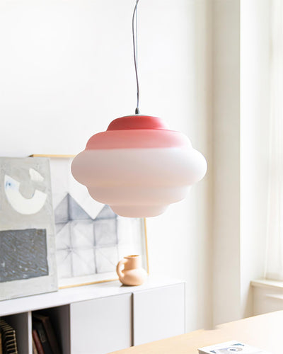 Eurvenara Premium Nordic Art Cloudy Glass Pendant Lamp