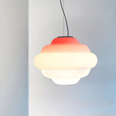 Eurvenara Premium Nordic Art Cloudy Glass Pendant Lamp