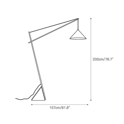 Valorielle Travertine Floor Lamp