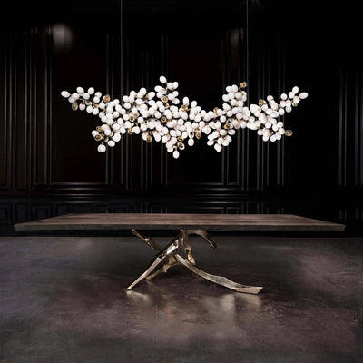 Aldo Elegant Droplet Glass Chandelier