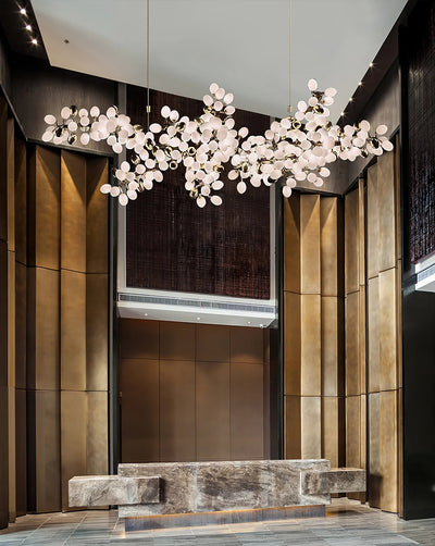 Aldo Elegant Droplet Glass Chandelier
