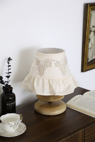 Grape Embroidery Table Lamp