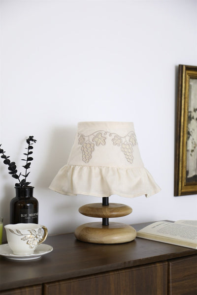 Grape Embroidery Table Lamp