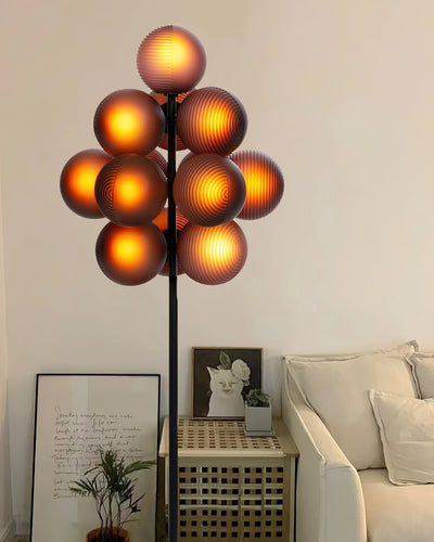 Nyrain Glass Artistic Floor Lamp