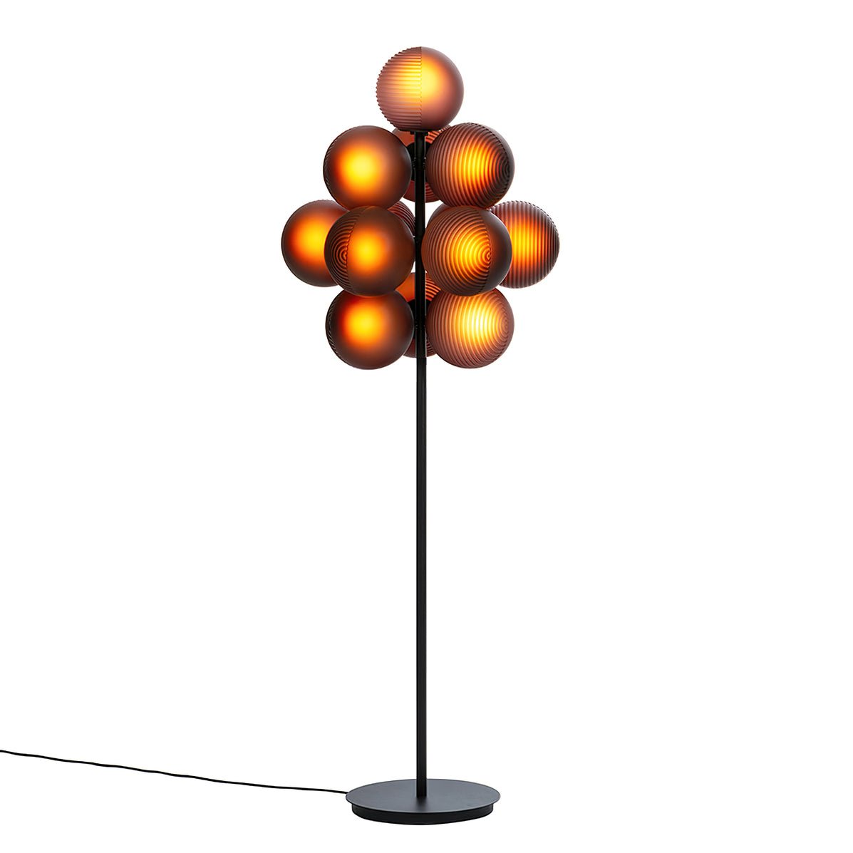 Nyrain Glass Artistic Floor Lamp