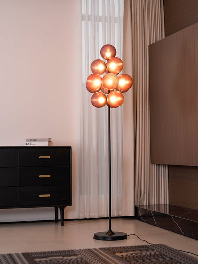 Nyrain Glass Artistic Floor Lamp