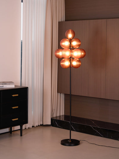 Nyrain Glass Artistic Floor Lamp