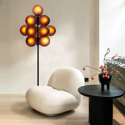 Nyrain Glass Artistic Floor Lamp
