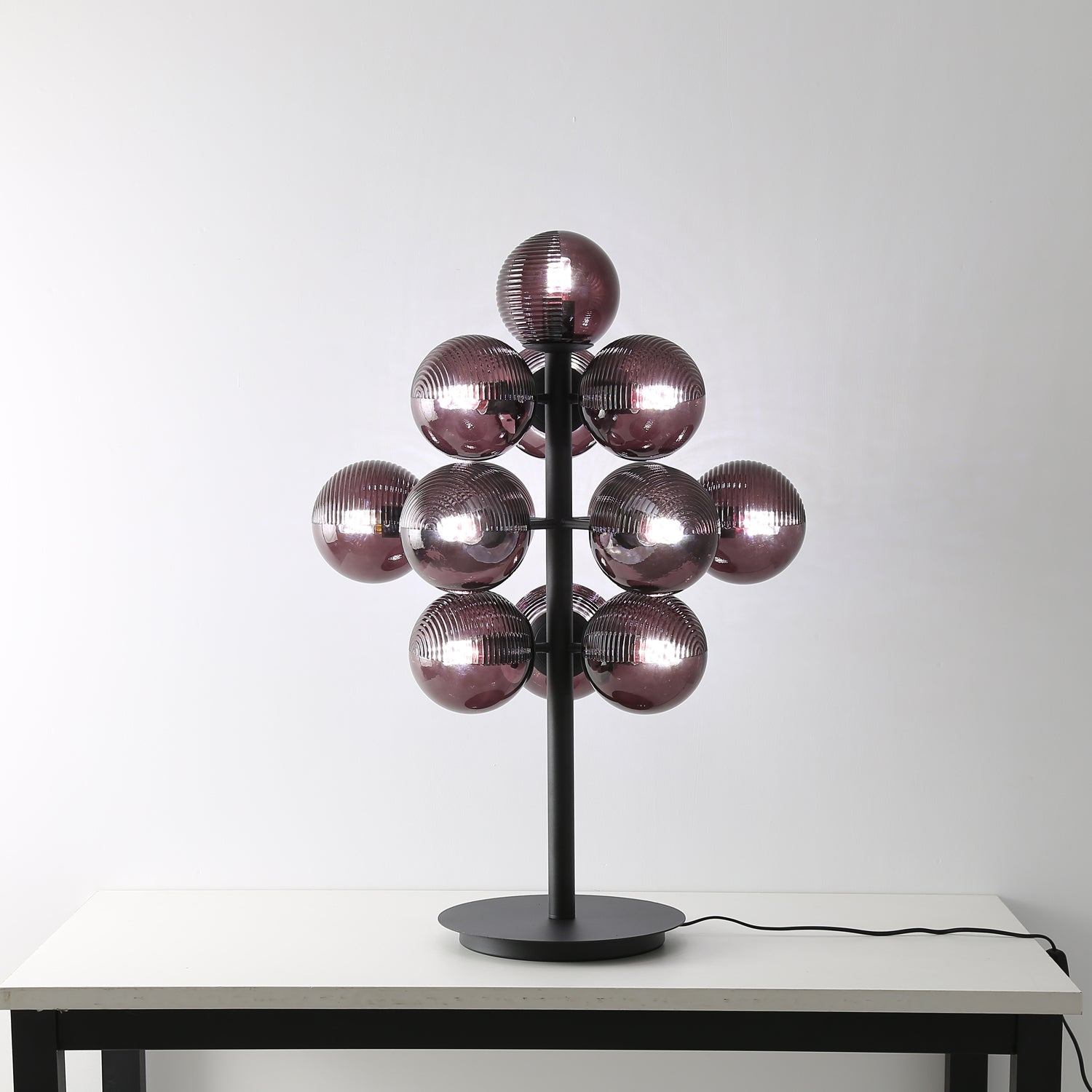 Wesley Modern Glass Table Lamp