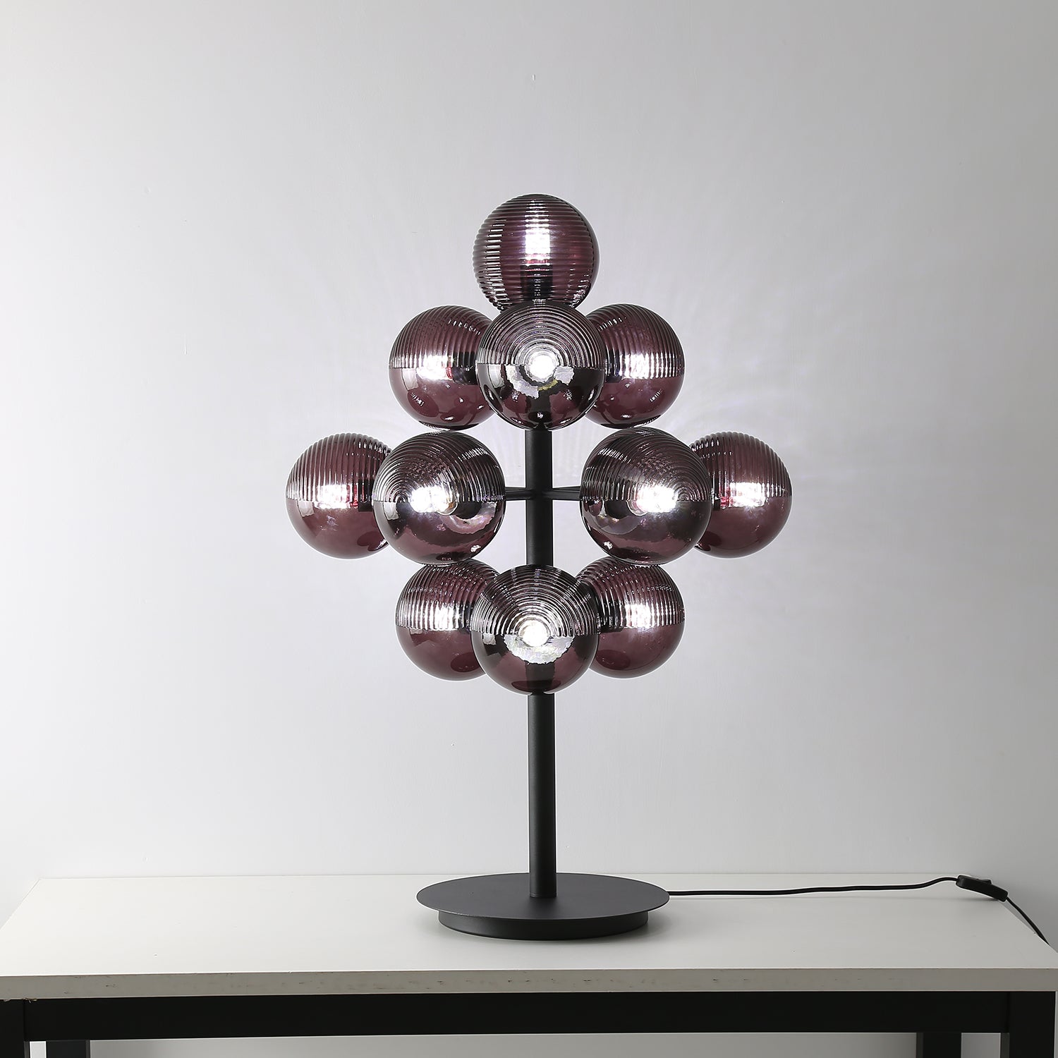 Wesley Modern Glass Table Lamp