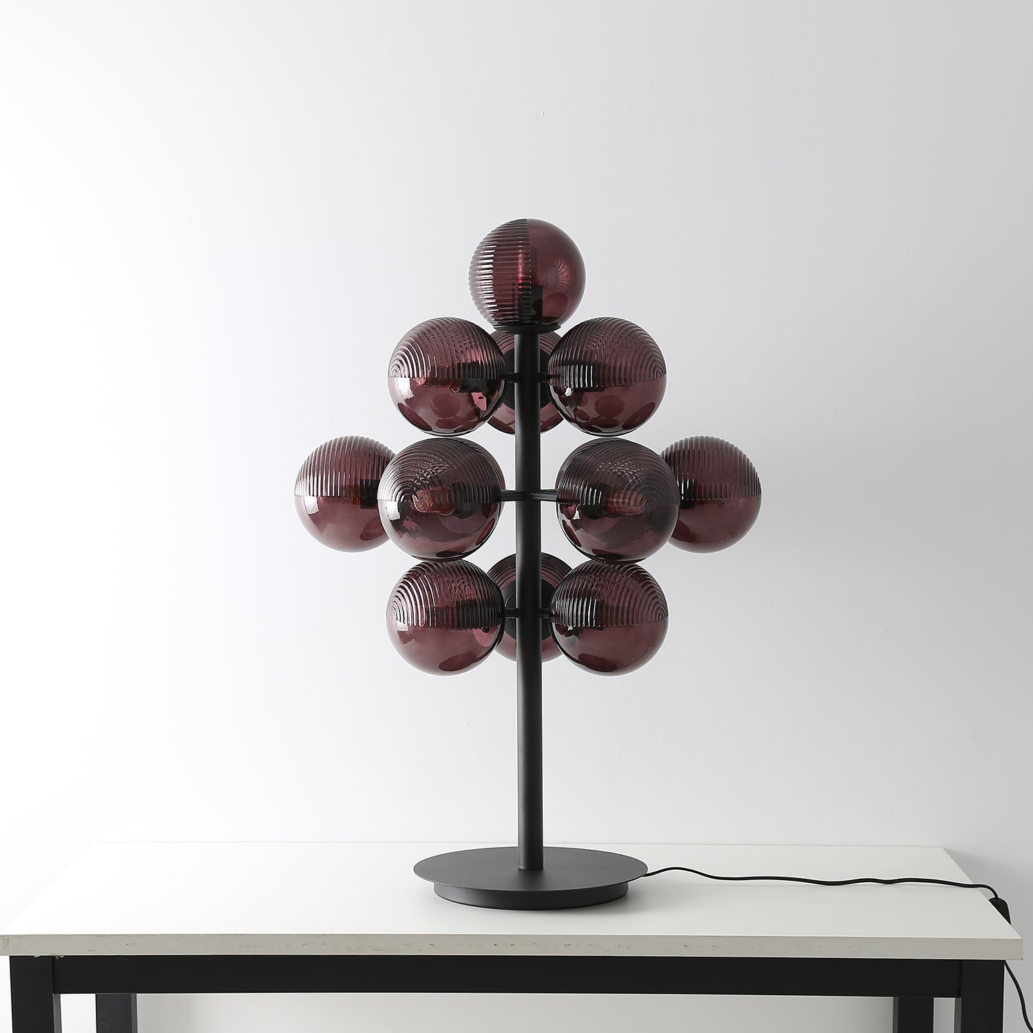 Wesley Modern Glass Table Lamp