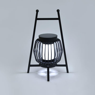 Vithair Oriental Wooden Outdoor Floor Lamp