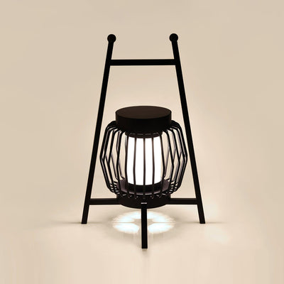 Vithair Oriental Wooden Outdoor Floor Lamp